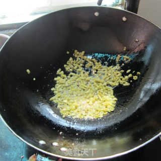 辣炒咸豆角火腿丁的做法步骤：3