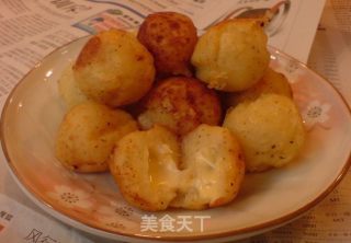 黄金芝士土豆球的做法步骤：7