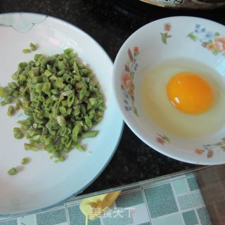 豆角蛋花汤的做法步骤：1