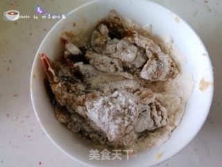 金沙虾仁的做法步骤：4