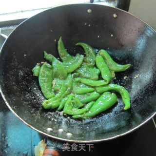 肉末煎辣椒的做法步骤：4