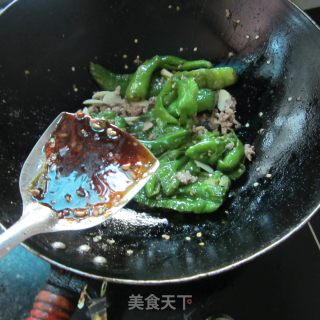 肉末煎辣椒的做法步骤：8