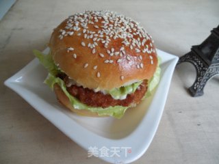 鸡排汉堡的做法步骤：6