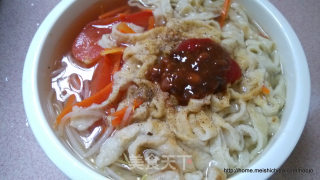 红薯粉鸡蛋面的做法步骤：8