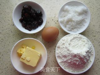 蔓越莓饼干的做法步骤：1