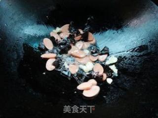 火腿咸菜炒黄瓜的做法步骤：4