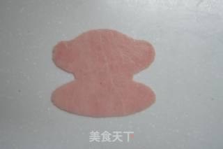 白米饭上的大嘴猴的做法步骤：4