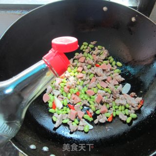 黄豆火腿炒肉的做法步骤：6