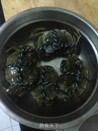 大螃蟹的做法步骤：2