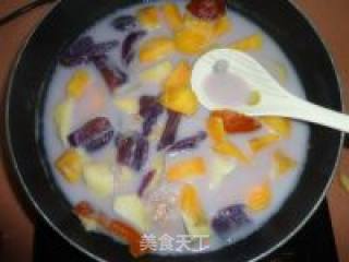 缤纷椰汁番薯糖水的做法步骤：10