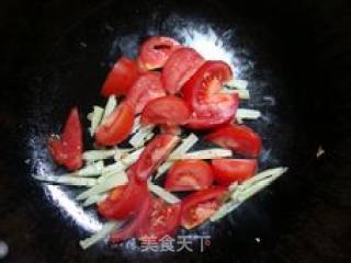 番茄炒豆泡丝的做法步骤：4