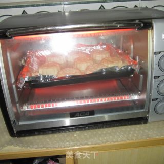 试学中的豆沙月饼的做法步骤：8