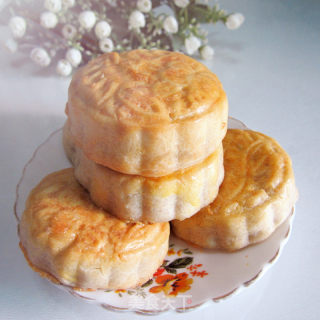 试学中的豆沙月饼的做法步骤：9