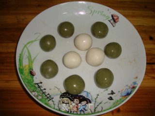 抹茶椰蓉糯米糍的做法步骤：6