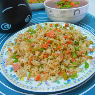 蚝油炒饭的做法步骤：9