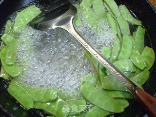 扁豆炒猪肚的做法步骤：4