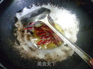 扁豆炒猪肚的做法步骤：5