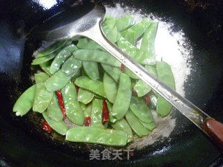 扁豆炒猪肚的做法步骤：6