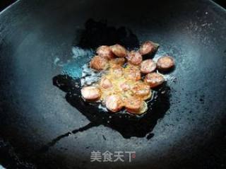腊肠烧杏鲍菇的做法步骤：4