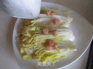 瑶柱扒娃娃菜的做法步骤：8