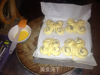 黑小米芝麻面包圈的做法步骤：13