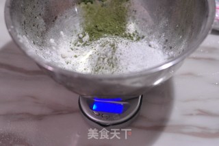 抹茶苹果圈的做法步骤：1