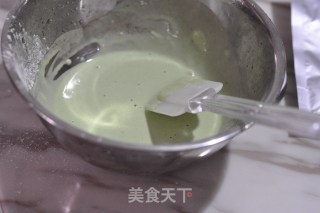 抹茶苹果圈的做法步骤：2