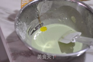 抹茶苹果圈的做法步骤：4