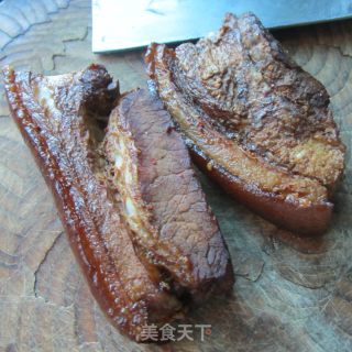咸茄子蒸腊肉的做法步骤：1