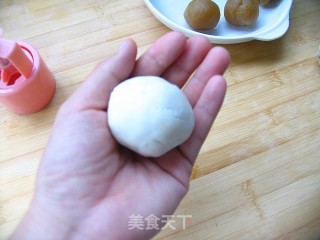 祝大家中秋快乐——玉米马蹄冰皮月饼的做法步骤：10