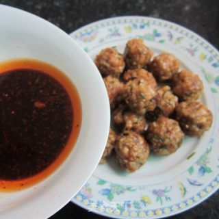 浇汁肉丸的做法步骤：8