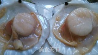 蒜蓉蒸元貝的做法步骤：1