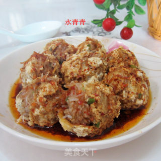 粉丝猪肉狮子头的做法步骤：11