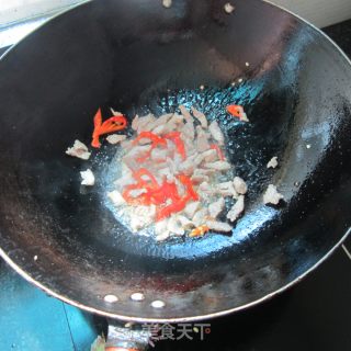 扁豆炒肉的做法步骤：4
