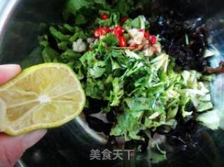 生菜拌木耳的做法步骤：7
