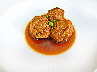 Judy自制香菇面筋包塞肉的做法步骤：9