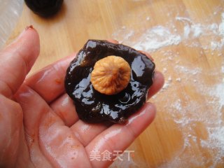 枣泥无花果月饼的做法步骤：11