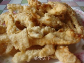 香炸平菇的做法步骤：8