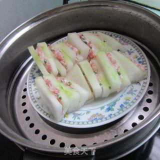 肉泥冬瓜夹的做法步骤：7