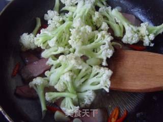 干锅菜花的做法步骤：6