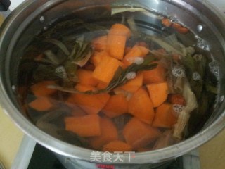 南北杏菜干汤的做法步骤：4