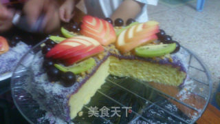 电饭锅生日蛋糕——无奶油版的做法步骤：17