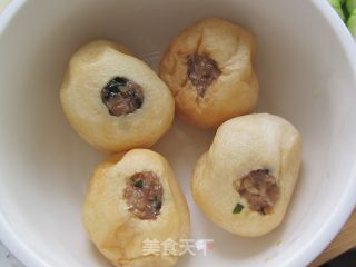 丝瓜油球汤的做法步骤：4