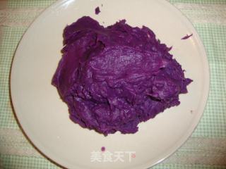 紫薯月饼馅的做法步骤：4