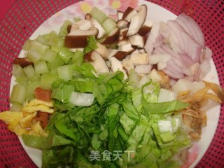 海鲜菜泡饭的做法步骤：5