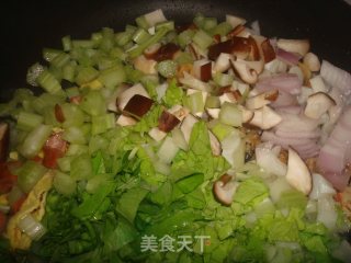 海鲜菜泡饭的做法步骤：7