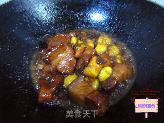 板栗红烧肉的做法步骤：5