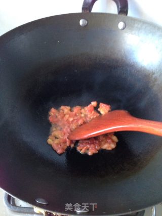 九个月宝宝辅食--番茄鱼片短切的做法步骤：2