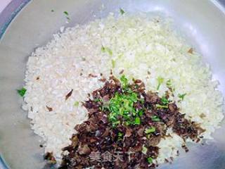 简单美味的素包子——双菌卷心菜包子的做法步骤：5