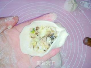 简单美味的素包子——双菌卷心菜包子的做法步骤：9